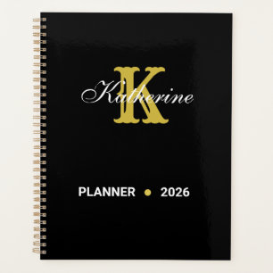 Personalized Monogram Name And Initial Planner