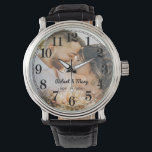 Personalized Monogram Name Custom Photo Watch<br><div class="desc">Personalized  Couple Names Wedding Photo Watch</div>