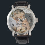 Personalized Monogram Name Custom Photo Watch<br><div class="desc">Personalized  Couple Names Wedding Photo Watch</div>