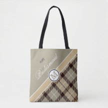Personalized Monogram Name Cute Tartan Bridesmaid