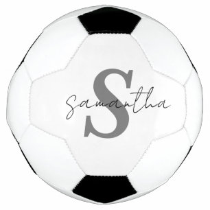 Personalized Monogram Name Initial Soccer Ball