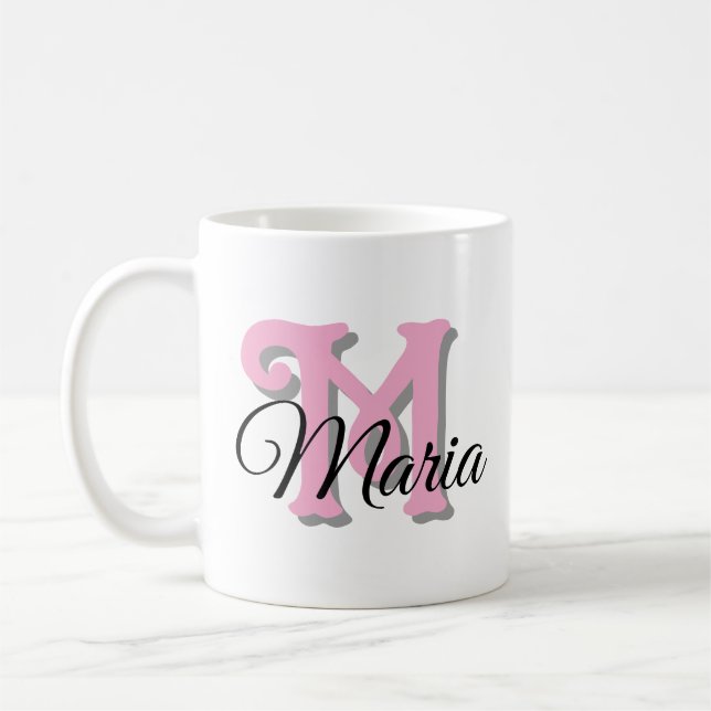 Personalized Monogram Name Mug (Left)