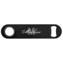 Personalized monogram name Pro Speed bottle opener