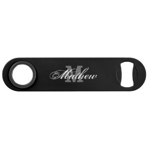 Personalized monogram name Pro Speed bottle opener