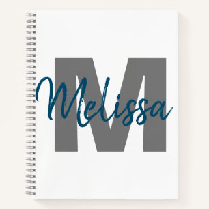 Personalized Monogram Notebook