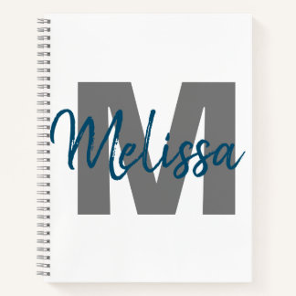Personalized Monogram Notebook