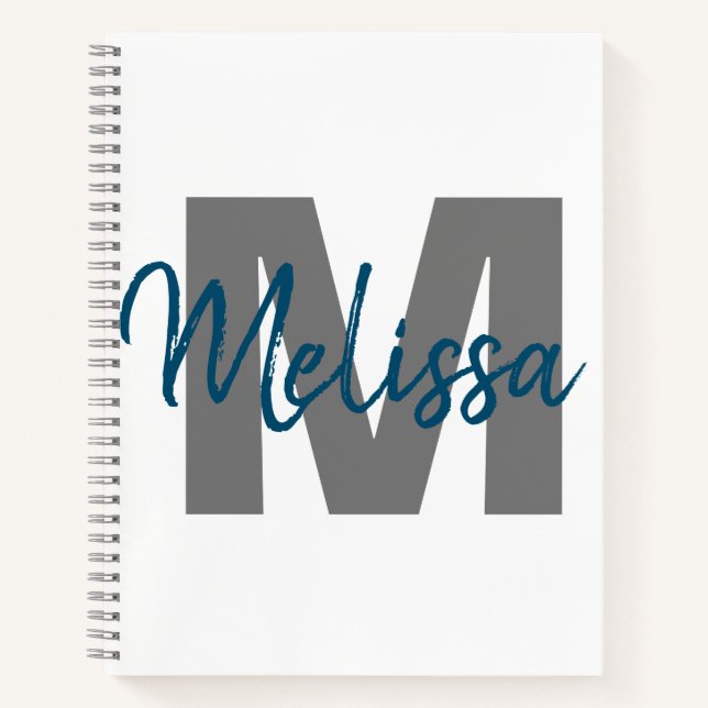 Personalized Monogram Notebook (Front)