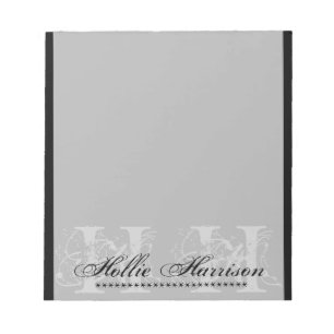 Personalized Monogram : Notepad