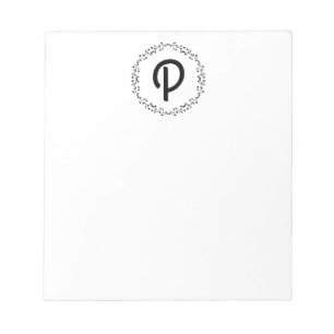 Personalized Monogram Notepad