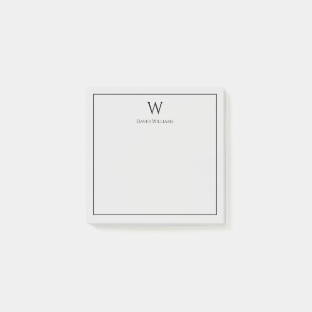 Personalized Monogram Notes (Front)