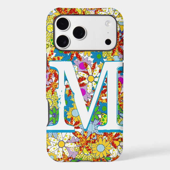 Personalized Monogram or Name Floral Pattern (Back)