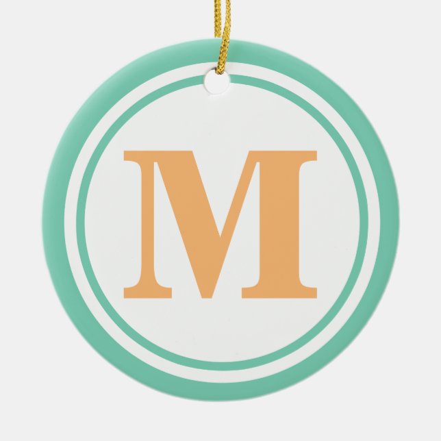 Personalized Monogram Ornament (Front)