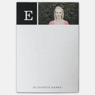 Personalized   Monogram & Photo Post-it Notes