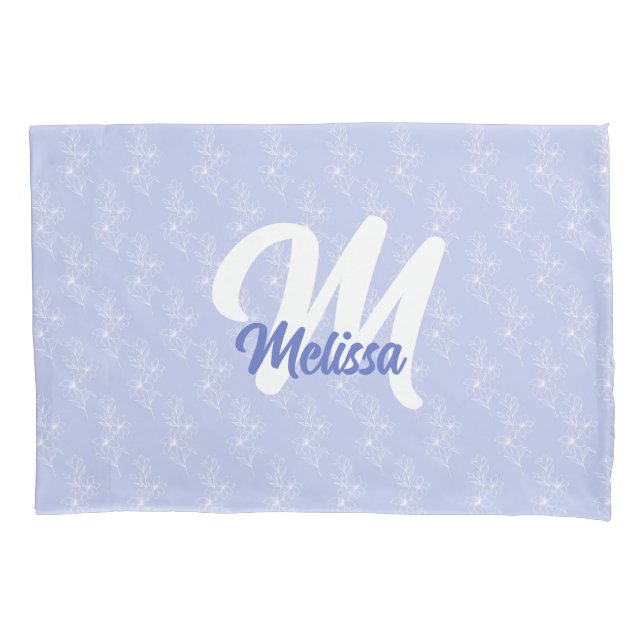 Personalized Monogram  Pillowcase (Front)