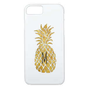 personalized monogram pineapple Case-Mate iPhone case