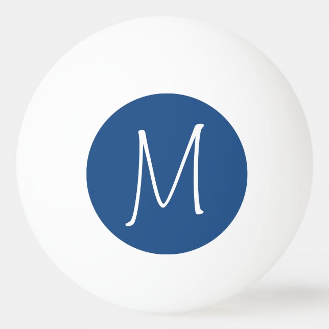Personalized Monogram Ping Pong Ball (Front)