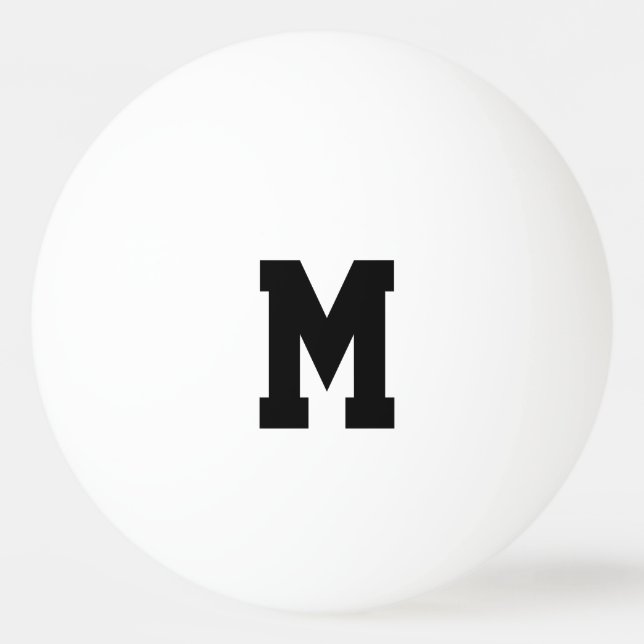 Personalized monogram ping pong balls (Front)