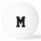 Personalized monogram ping pong balls