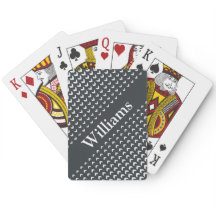 Personalized Monogram Playing Cards