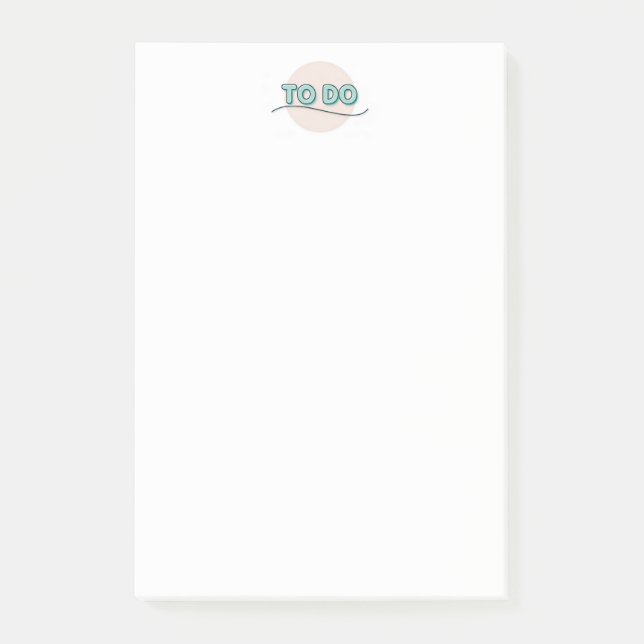 Personalized Monogram Post-it® Notes  (Front)