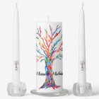 Personalized Monogram Rainbow Wedding