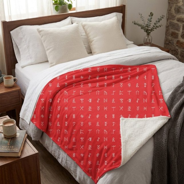 Personalized Monogram & Runic Symbol Blanket (Creator Uploaded)