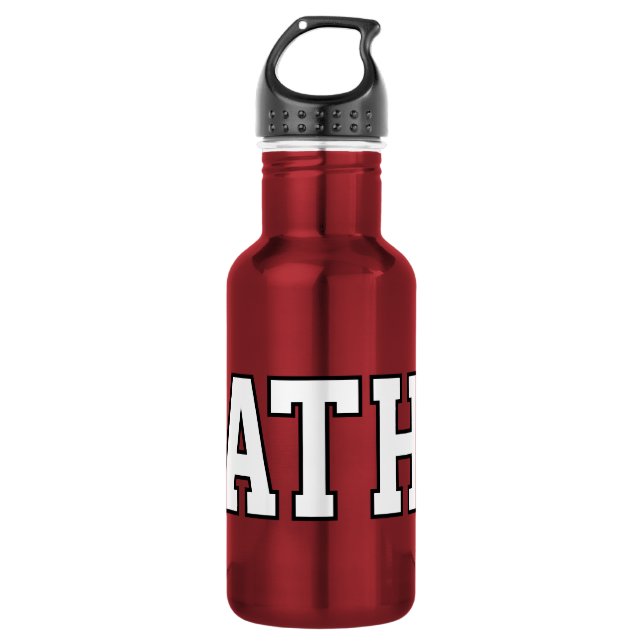Personalized monogram stainless steel water bottle (Front)
