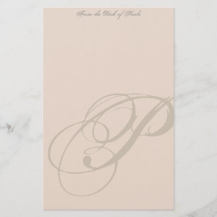 Personalized Monogram Stationery