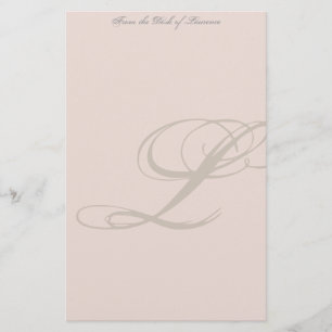 Personalized Monogram Stationery