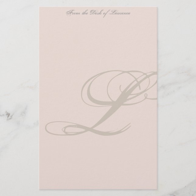 Personalized Monogram Stationery (Front)