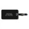 Personalized monogram striped travel luggage tag