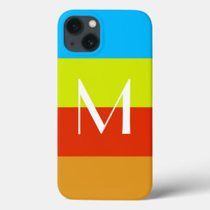 Personalized Monogram Summer Fun iPhone 13 Case