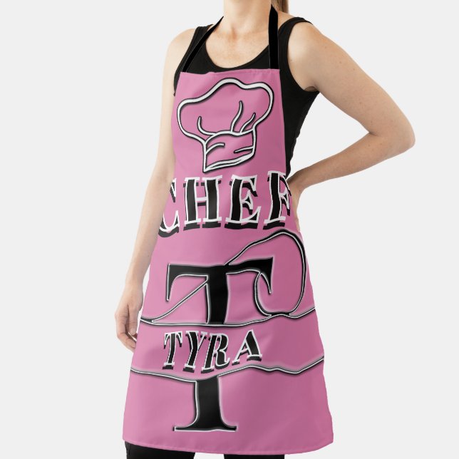 Personalized Monogram (T) Apron (Insitu)