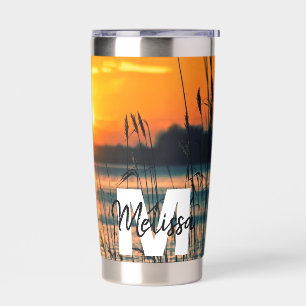 Personalized Monogram Thermal Tumbler