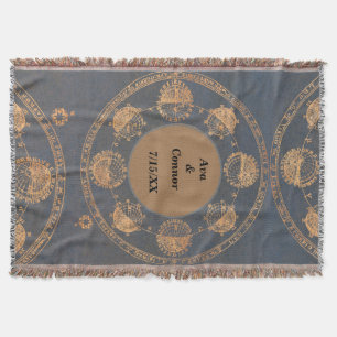 Personalized Monogram Throw Blanket