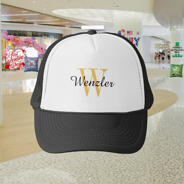 Personalized Monogram Trucker Hat (Creator Uploaded)