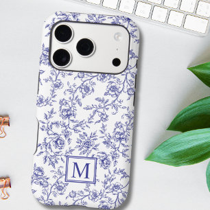 Personalized Monogram Vintage Flower Floral