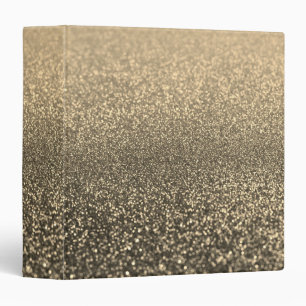 Personalized monogram vintage glitter shine binder