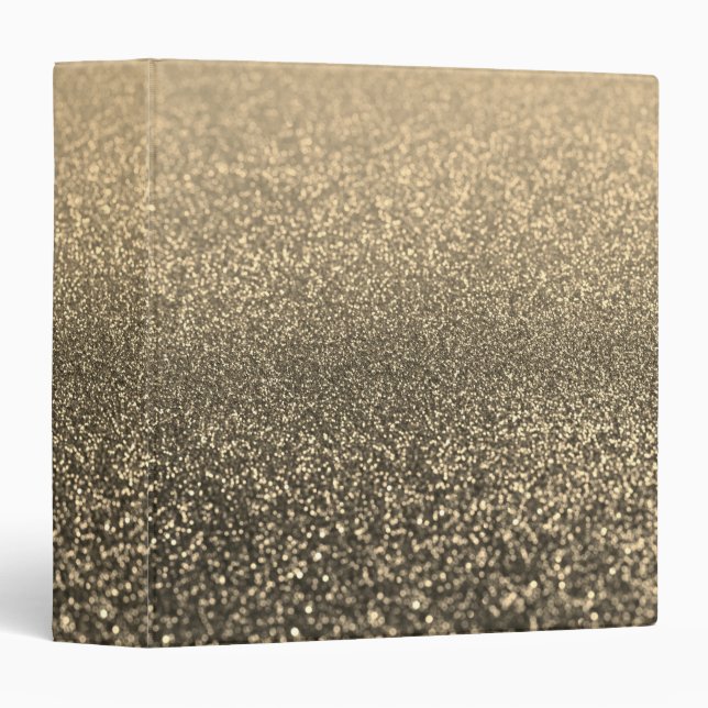 Personalized monogram vintage glitter shine binder (Front/Spine)