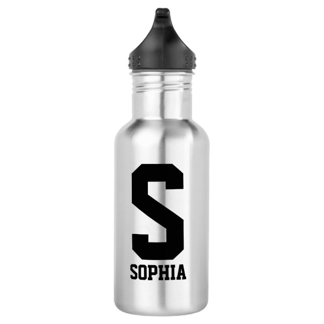 Personalized monogram Water Bottle | Sports Gift (Right)