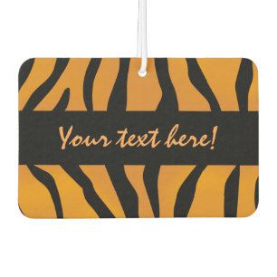 Personalized Monogram Wild Thing Tiger Stripes Car Air Freshener