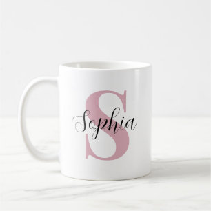 Personalized Monogram with Custom Initial & Name Coffee Mug