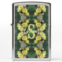 Personalized Monogram Your Initial Name Mullein