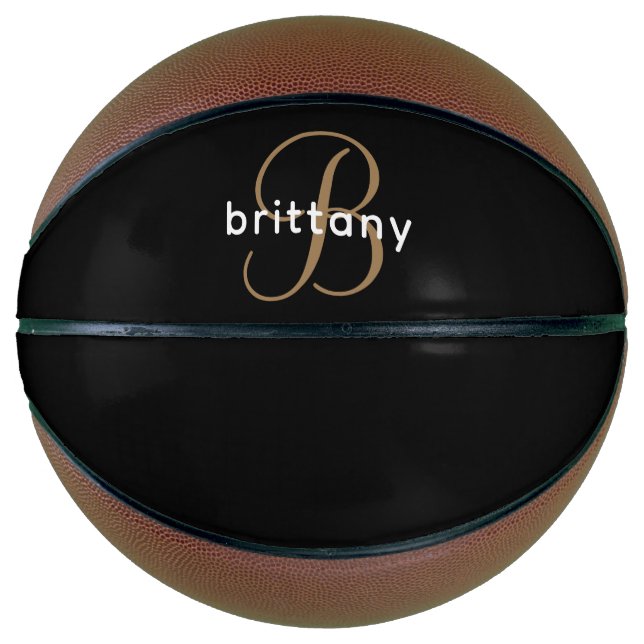 Personalized Monogrammed Basketball (Front)