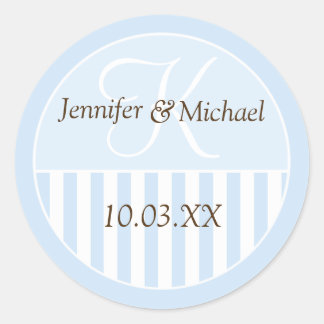 Personalized Monogrammed Wedding Favour Labels