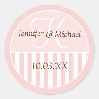 Personalized Monogrammed Wedding Favour Labels