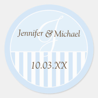 Personalized Monogrammed Wedding Favour Labels