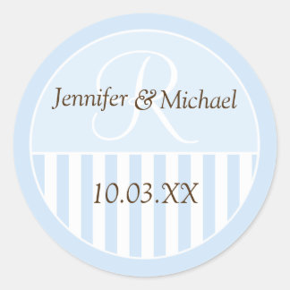Personalized Monogrammed Wedding Favour Labels