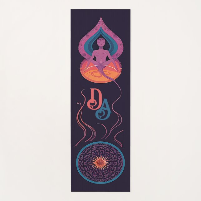 Personalized  Monogrammed Yoga Mats (Front)