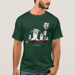 Personalized Monster Cartoons Skateboard T-Shirt